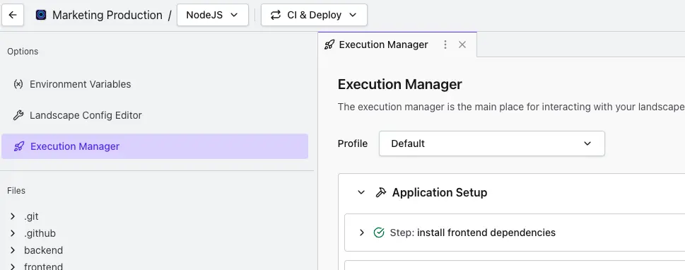 Workspace Navigation